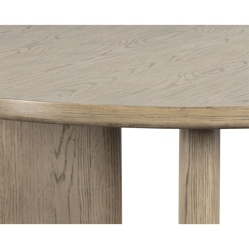 Giulietta 55 X 30.5 inch Weathered Oak Dining Table
